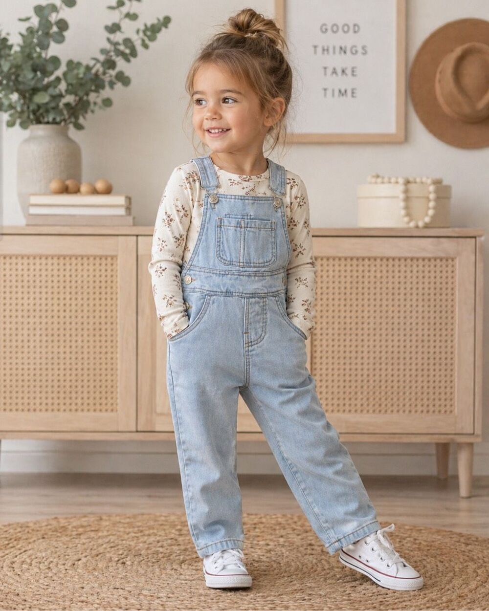 NWT Kidscool Space unisex overalls sz 18-24m, Light blue Alphabet Lining